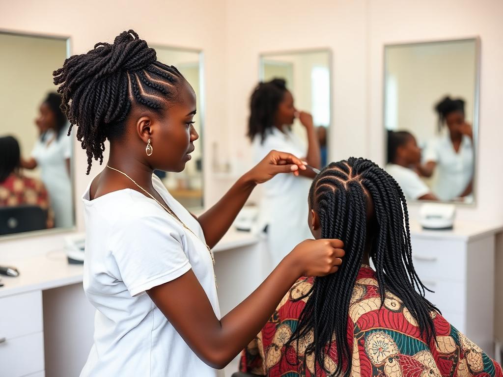 Beauty and cosmetology training salon at TAPCTC