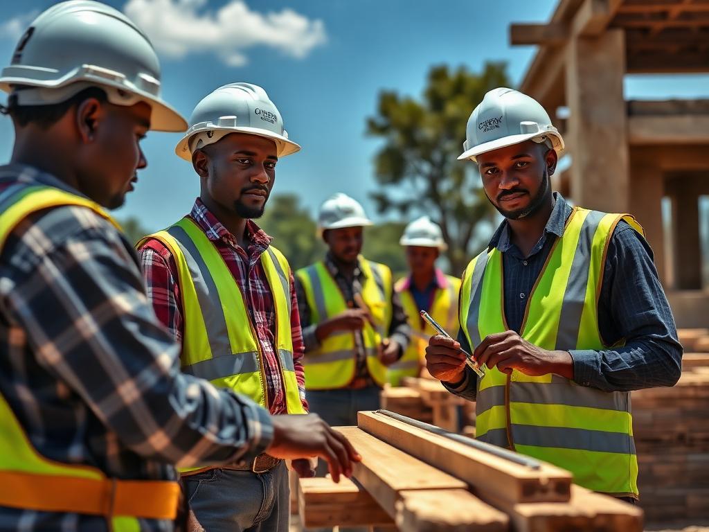 Construction and welding training at TAPCTC